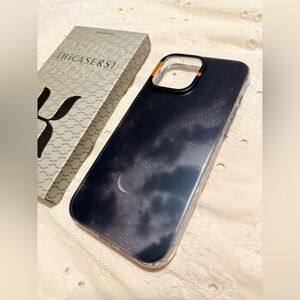 Brand New HiCasers “Crescent – Night Sky Mirror” (Black) iPhone 16 Pro Max Case